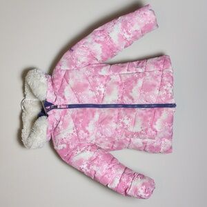 Snozu Girls Hooded Puffer Winter Ski Snow Coat Jacket